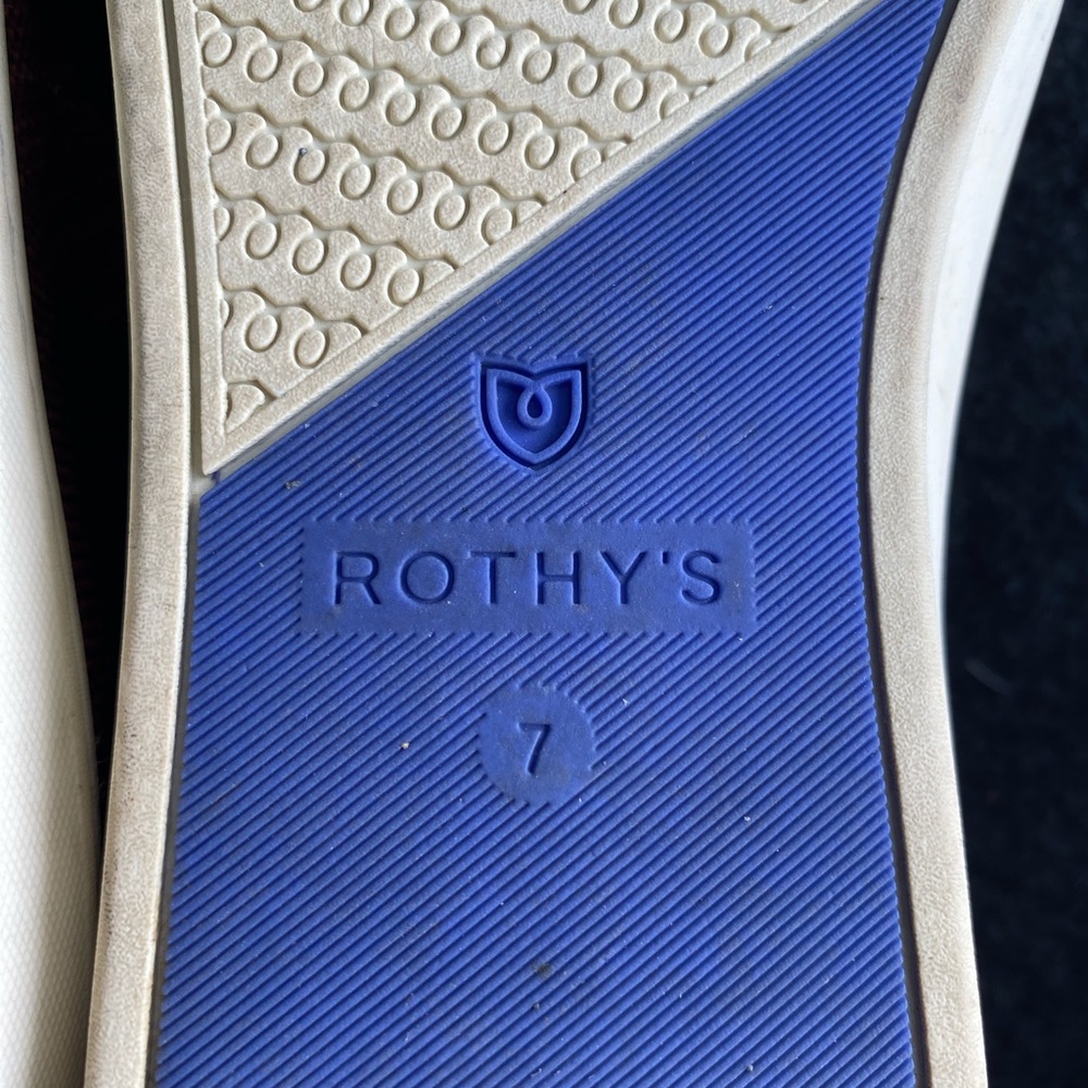 Rothy’s size 7 high top canvas sneaker